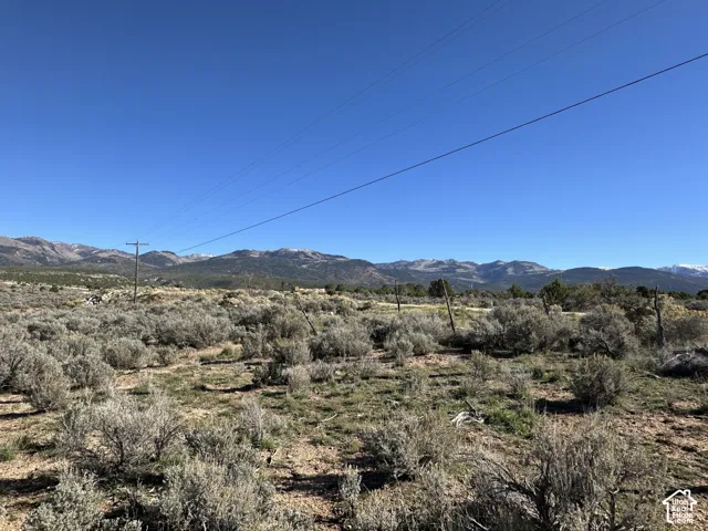 Expansive terrain featuring native vegetation and prominent mountain range backdrop