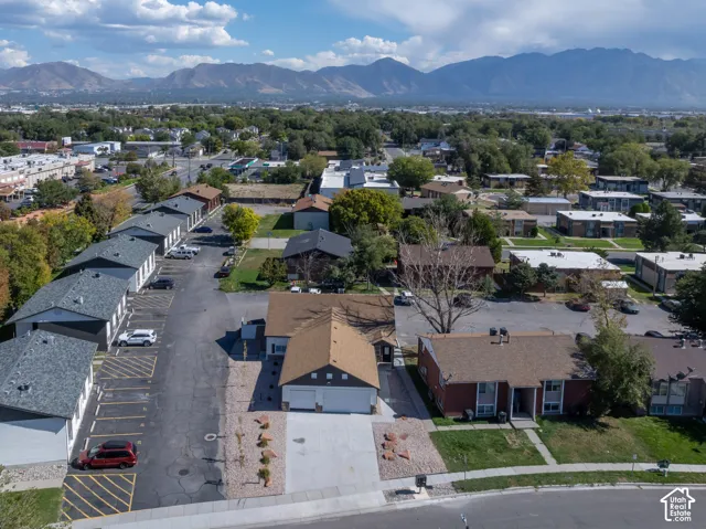 Aerial perspective of home and surrounding area