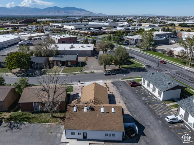 Aerial perspective of home and surrounding area