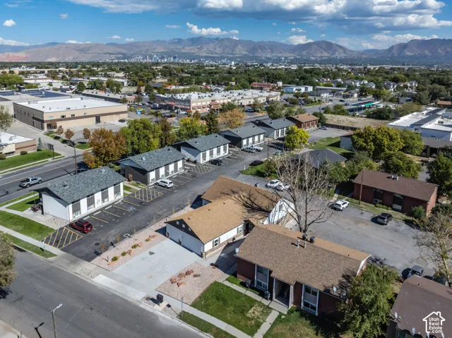Aerial perspective of home and surrounding area