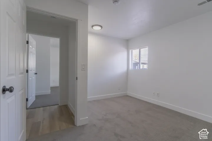 Bedroom #3 on main floor with new carpet