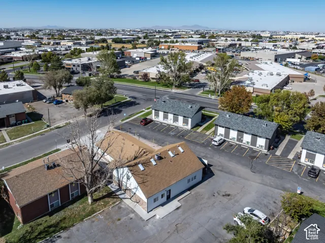 Aerial perspective of home and surrounding area