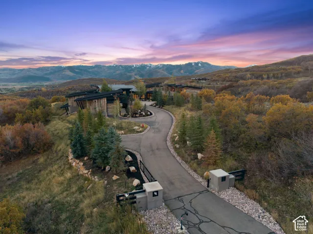 Custom private mountain estate set on 10.88 acres in The Preserve in Park City. Features a sprawling architectural design, expansive gated entry and direct view of the Wasatch Back, Park City, Deer Valley and the Uinta Range.