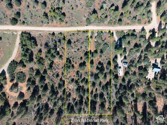 Aerial Property Survey. Outlining the approximate boundaries of the property as represented in regional land records