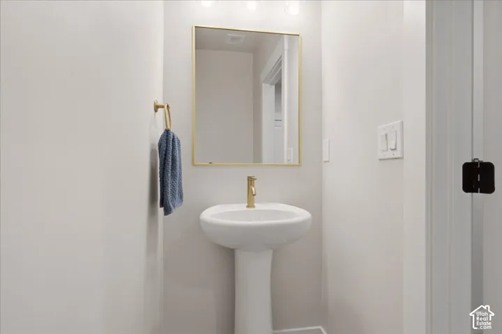 2.5 bathrooms, with 2 more stubbed and with tubs in place in basement, for 4.5 potential bathrooms