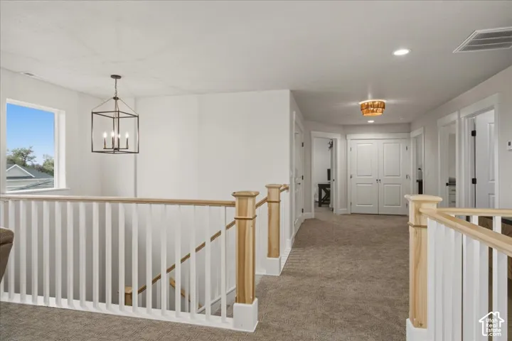 Spacious loft family room gives multiple options for entertaining and relaxing