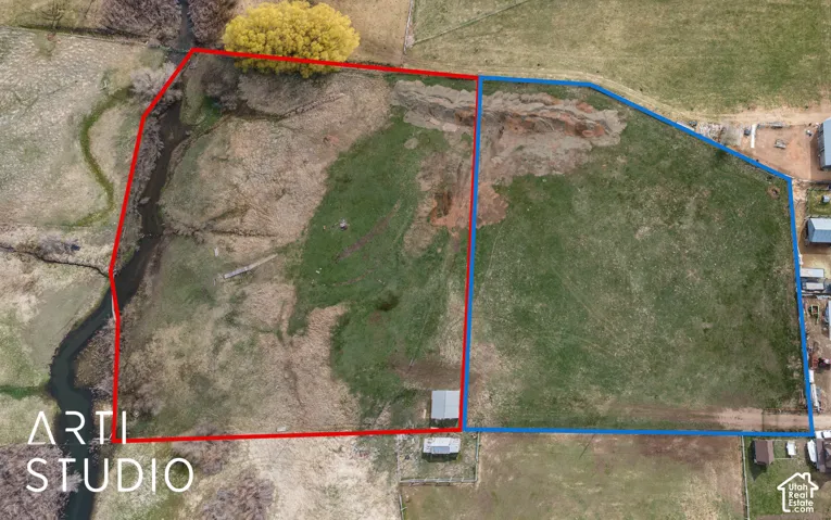 Aerial Plat Survey. Mapping the perimeter boundaries of the property