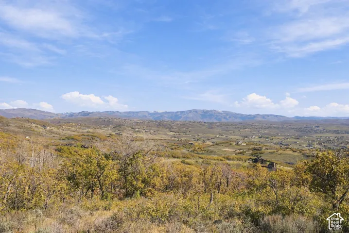View east toward the Uinta Range
