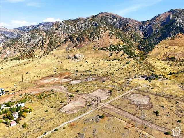 Expansive mountain-backdrop acreage featuring natural terrain and established road access