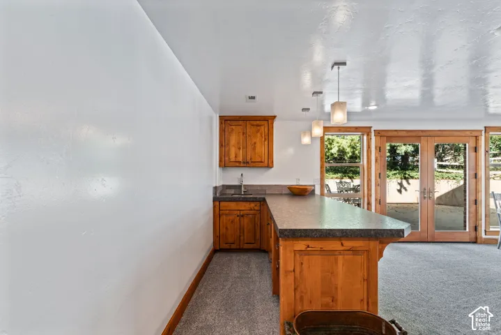 walk out basement, wet bar