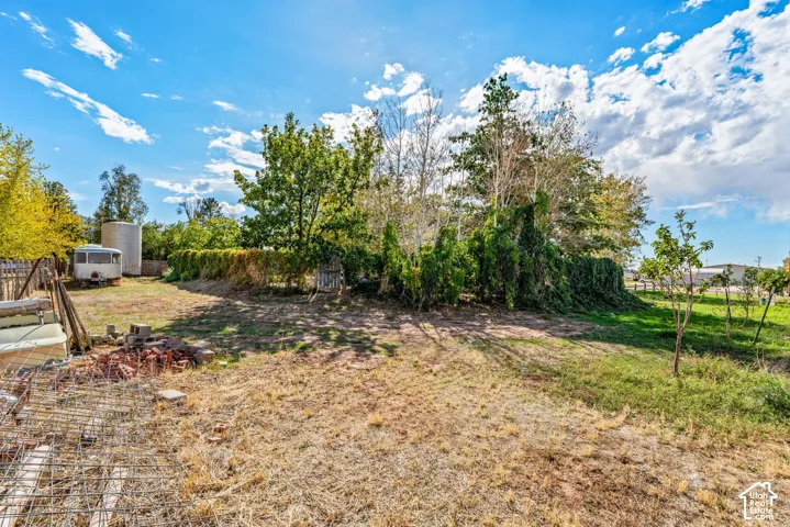 parking area in back yard