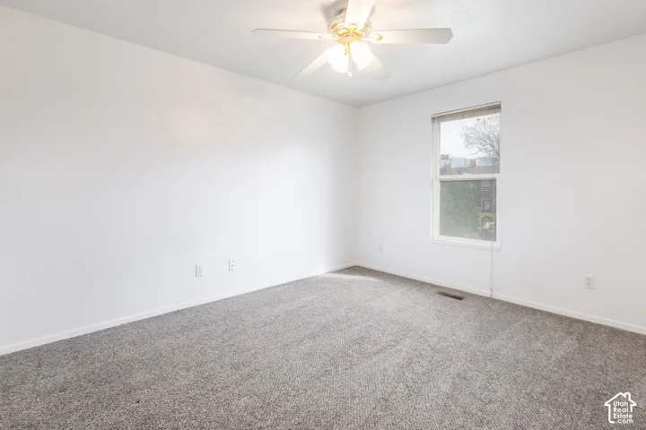 Spacious primary bedroom with its own private en suite bath.