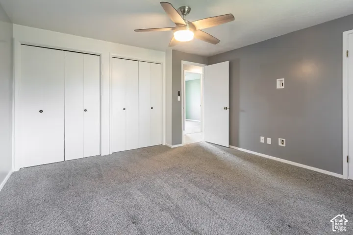 Spacious primary bedroom with its own private en suite bath.