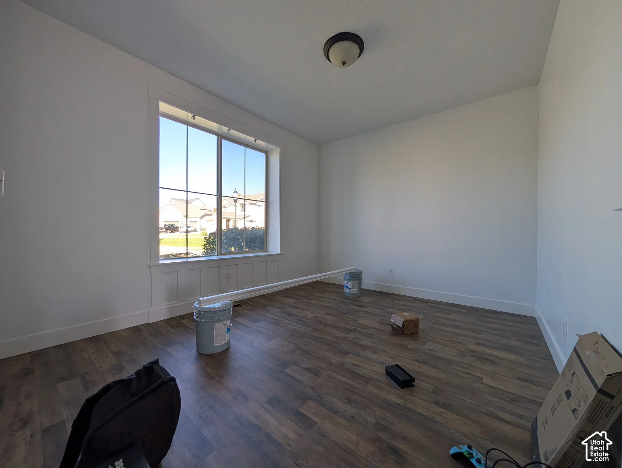 Just finishing up the painting and cleanup. Here is the Front room - Den