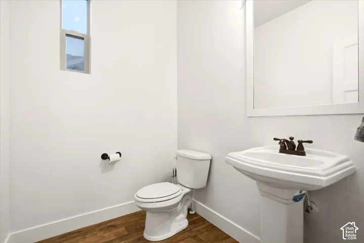 Half bath on the main level