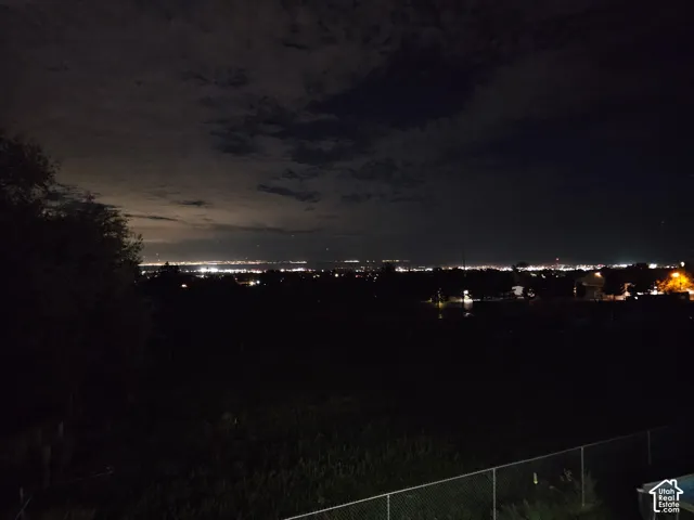 Here's what it looks like at night. Great views and perfect place to watch lightening storms roll through.