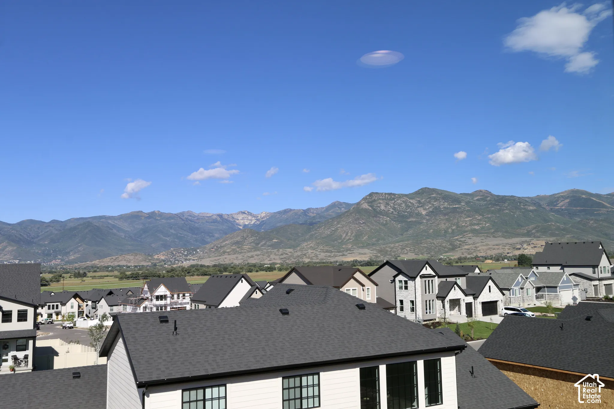 View from Bedroom #3 with expansive mountain range backdrop