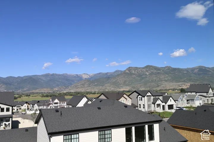 View from Bedroom #3 with expansive mountain range backdrop