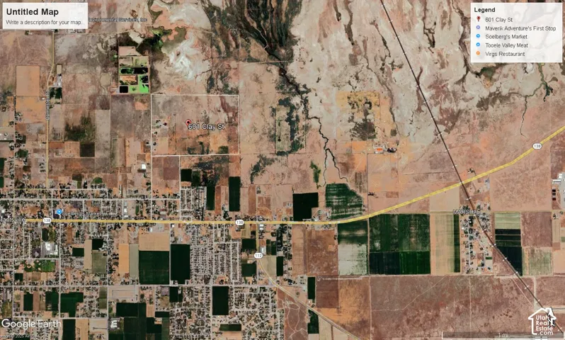 Geographic Information Map. Identifying the location of the property relative to local points of interest