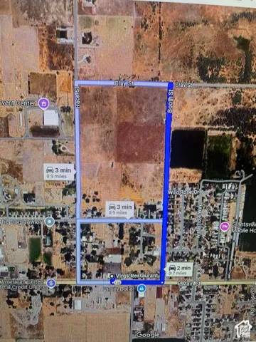 Location Map. Illustrating street boundaries and transit routes relative to the property
