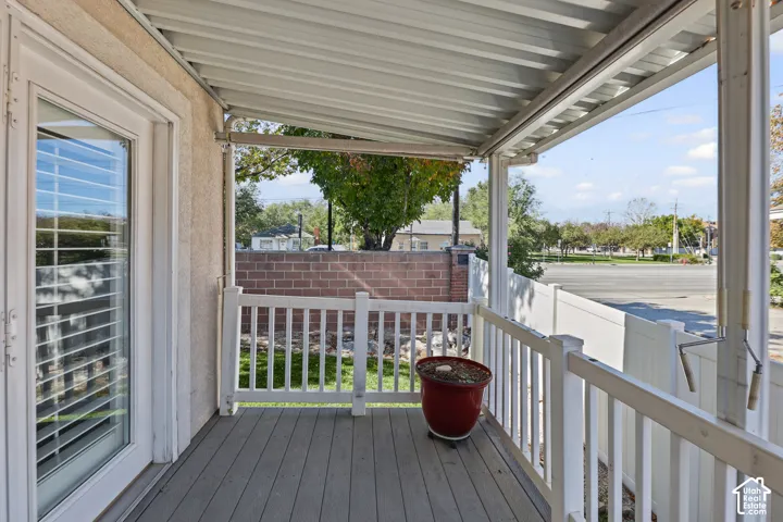 Covered deck