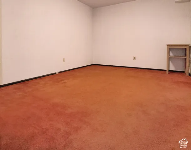 Den off of basement bedroom