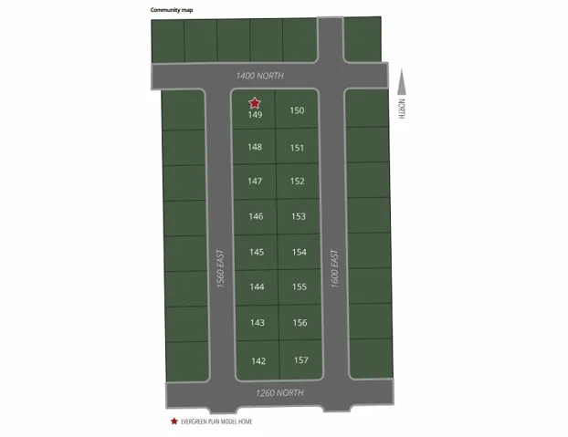 Community Site Map. Illustrating the plot layout and the location of the property