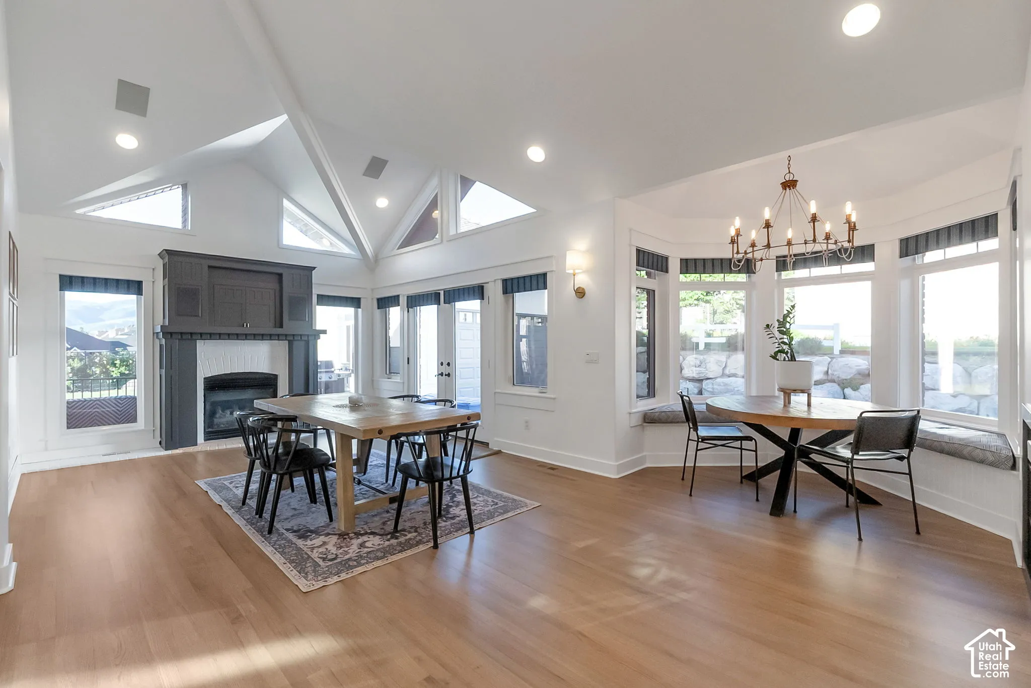 Family room with 2nd fireplace!