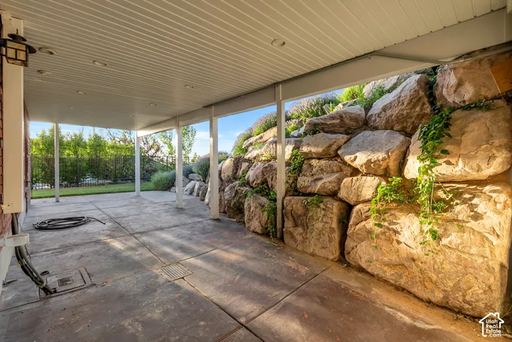 Covered patio