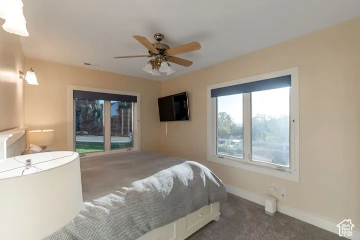 Views of the valley from your basement bedroom!