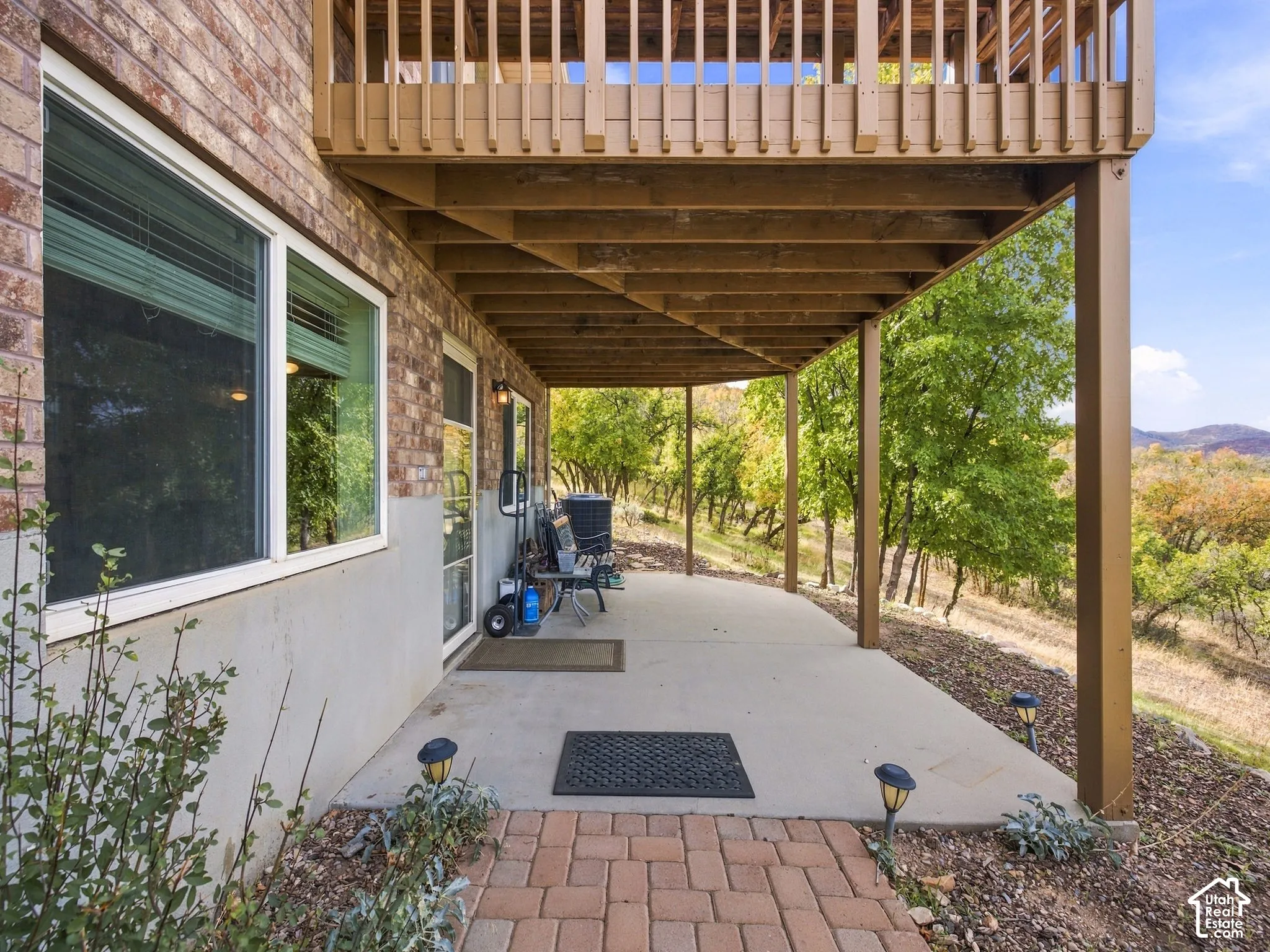 Basement walk out patio.
