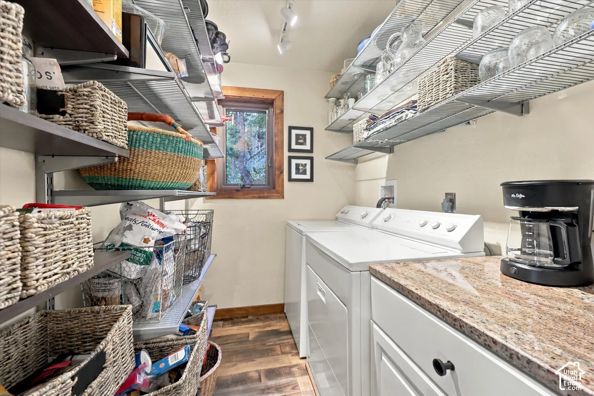 Pantry and laundry room