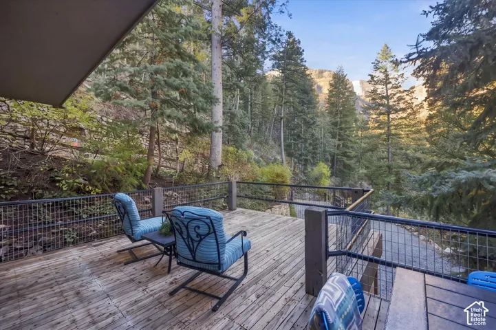 Step out from the living room to stunning views