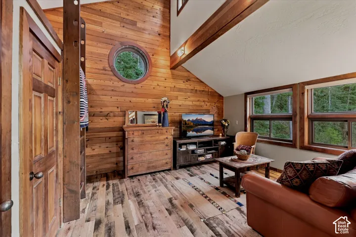 Cozy media room off master bedroom