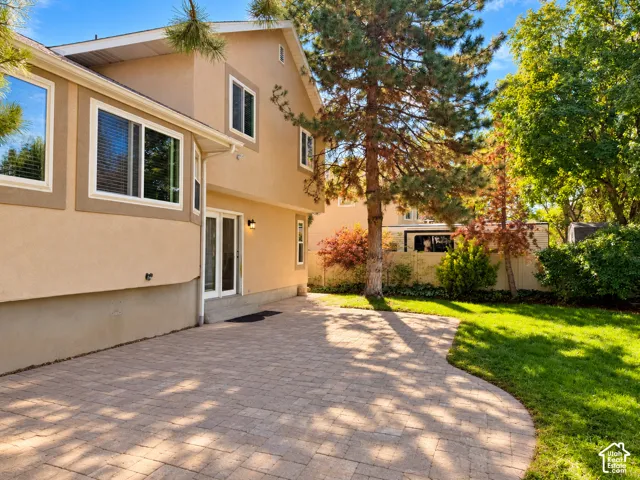 Large back yard patio
