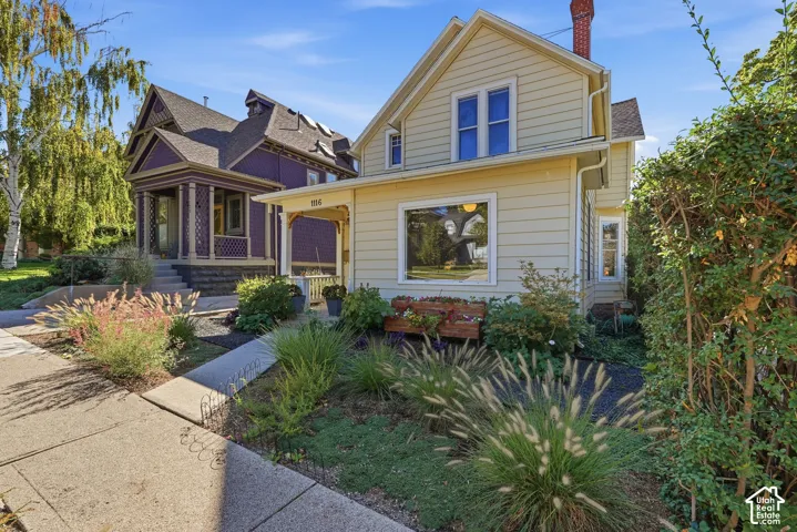 Newly painted exterior with new water-wise landscaping in front.