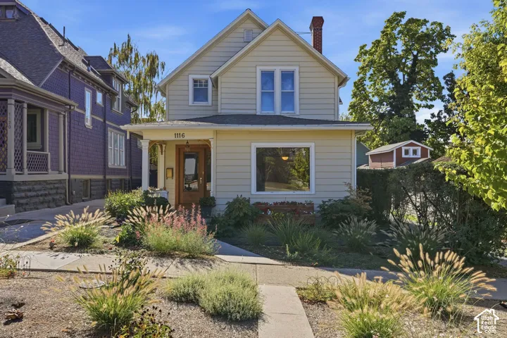 Darling Victorian on a quiet, tree-lined street in the coveted east Avenues neighborhood. Brand new water-wise landscaping in front yard.