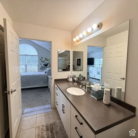 Ensuite w/ walk in closet and roll in shower