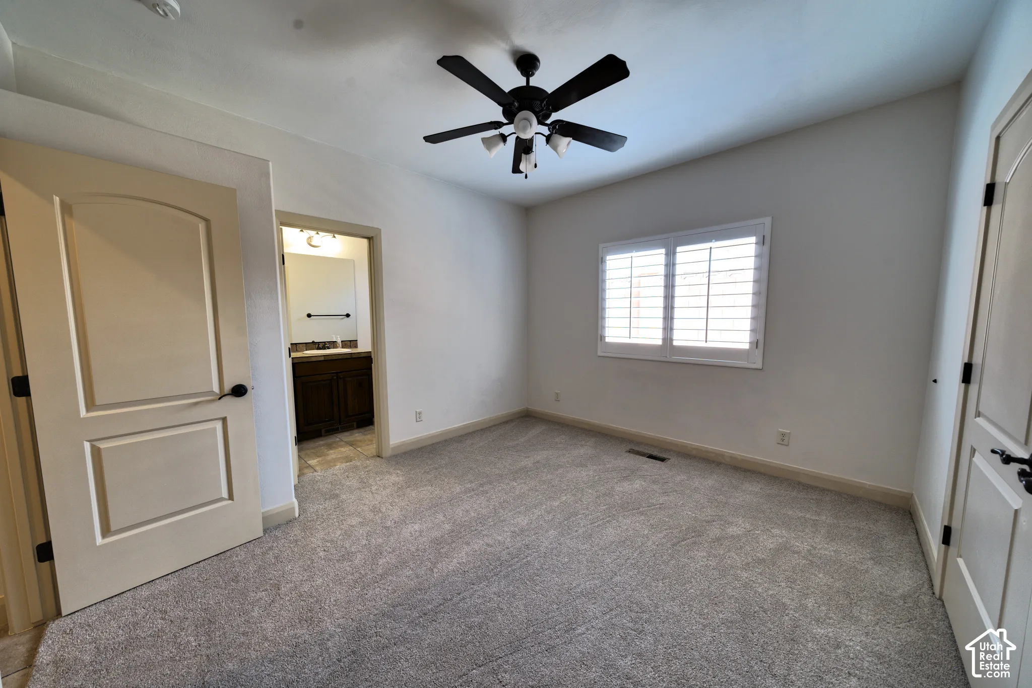 Second main-floor bedroom, with its own bathroom.