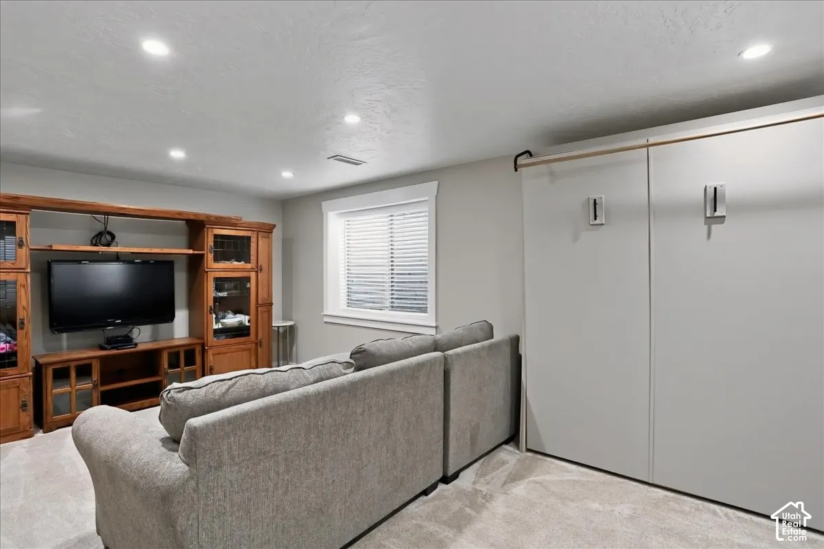 Fun Murphy Bed in the family room down!