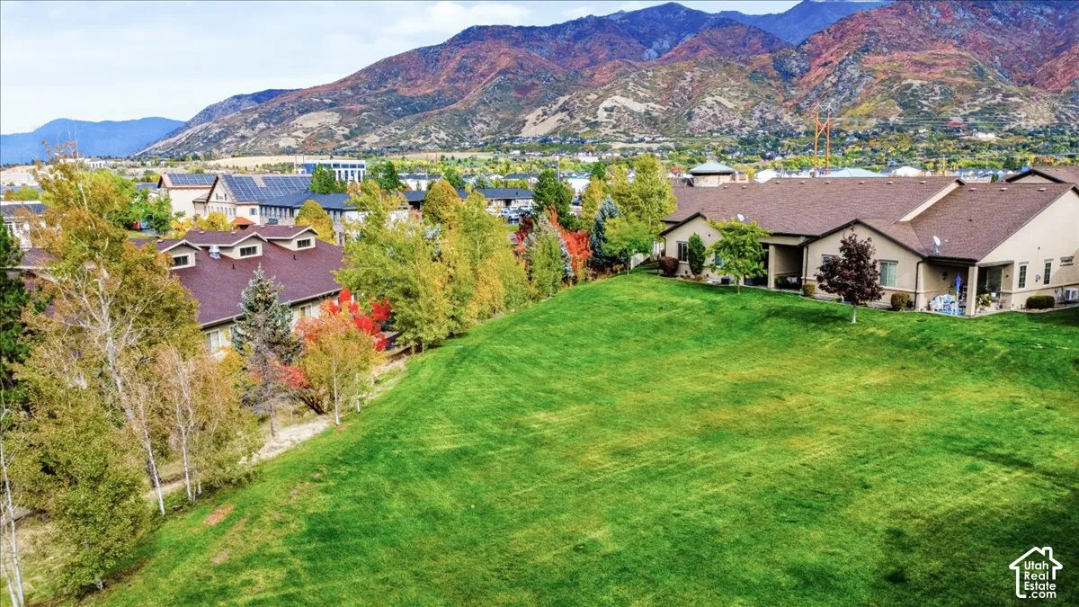 Mountain Views and open space from the private patio out back!