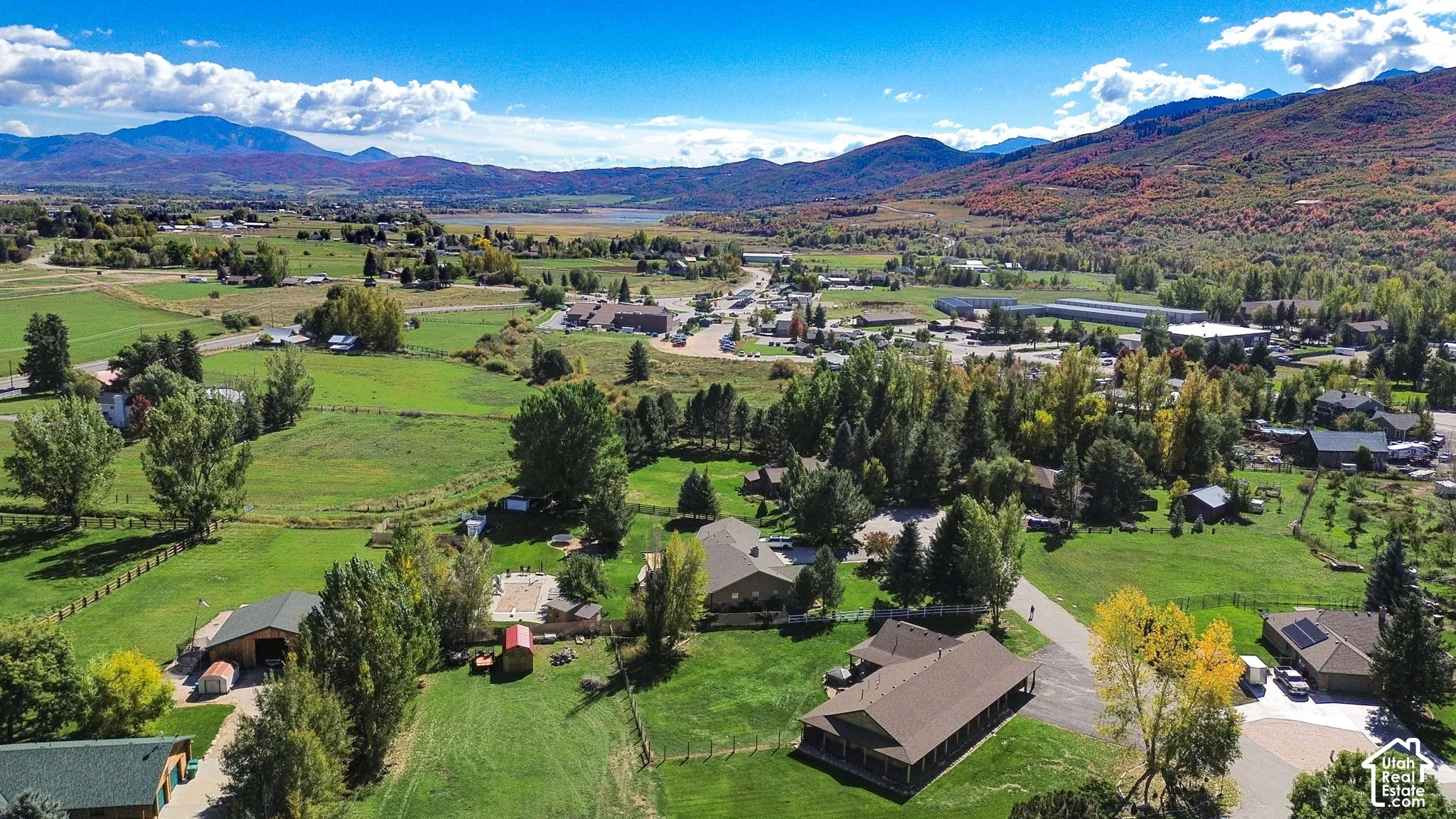 Drone of the lot and surrounding views