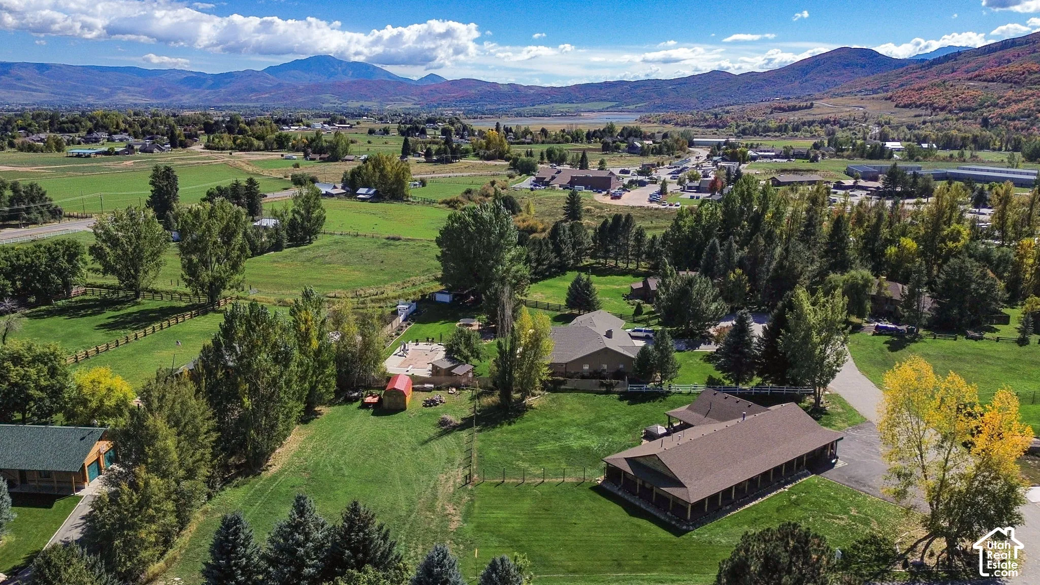 Drone of the lot and surrounding views