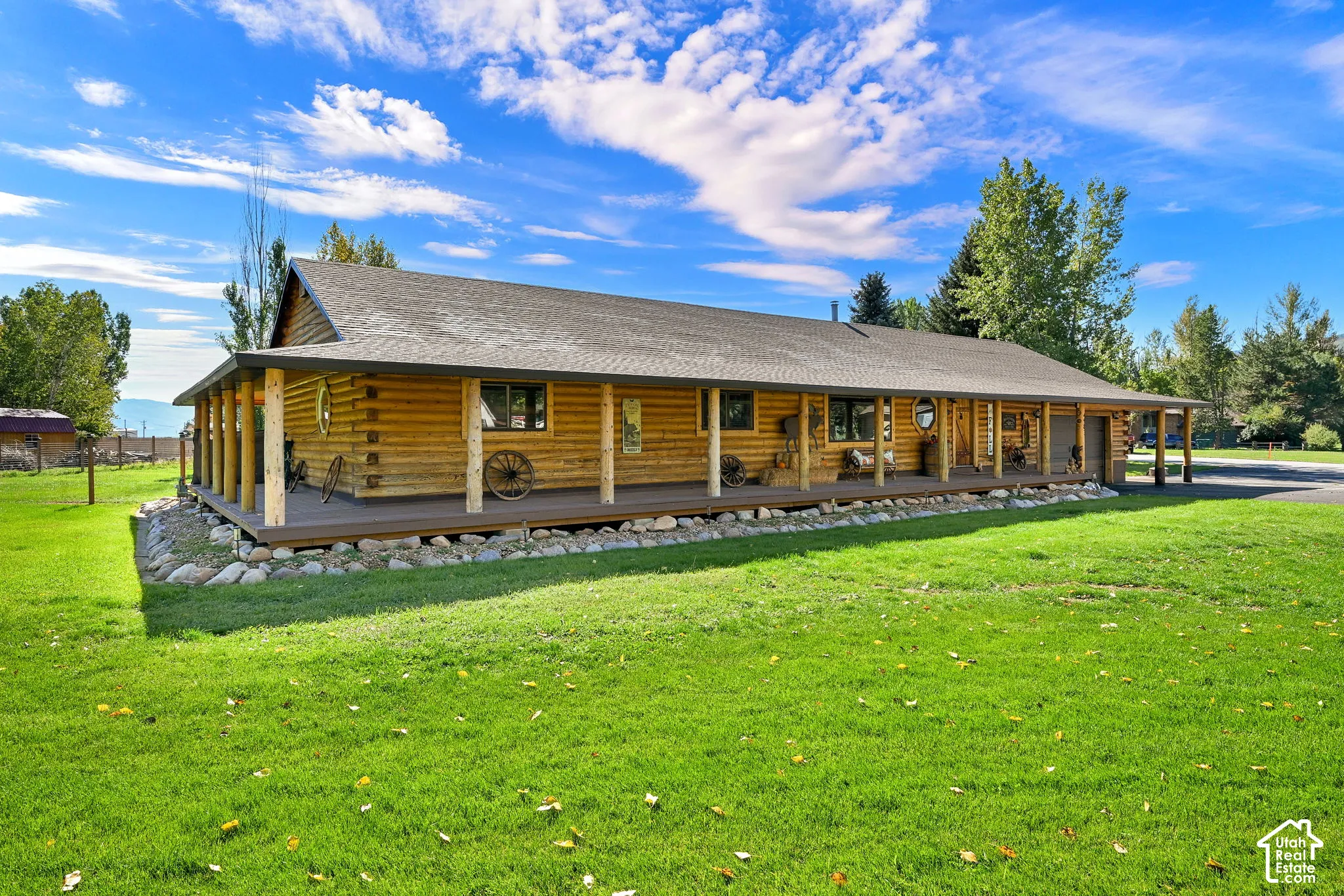 1,100 square feet of wrap around porch!!!