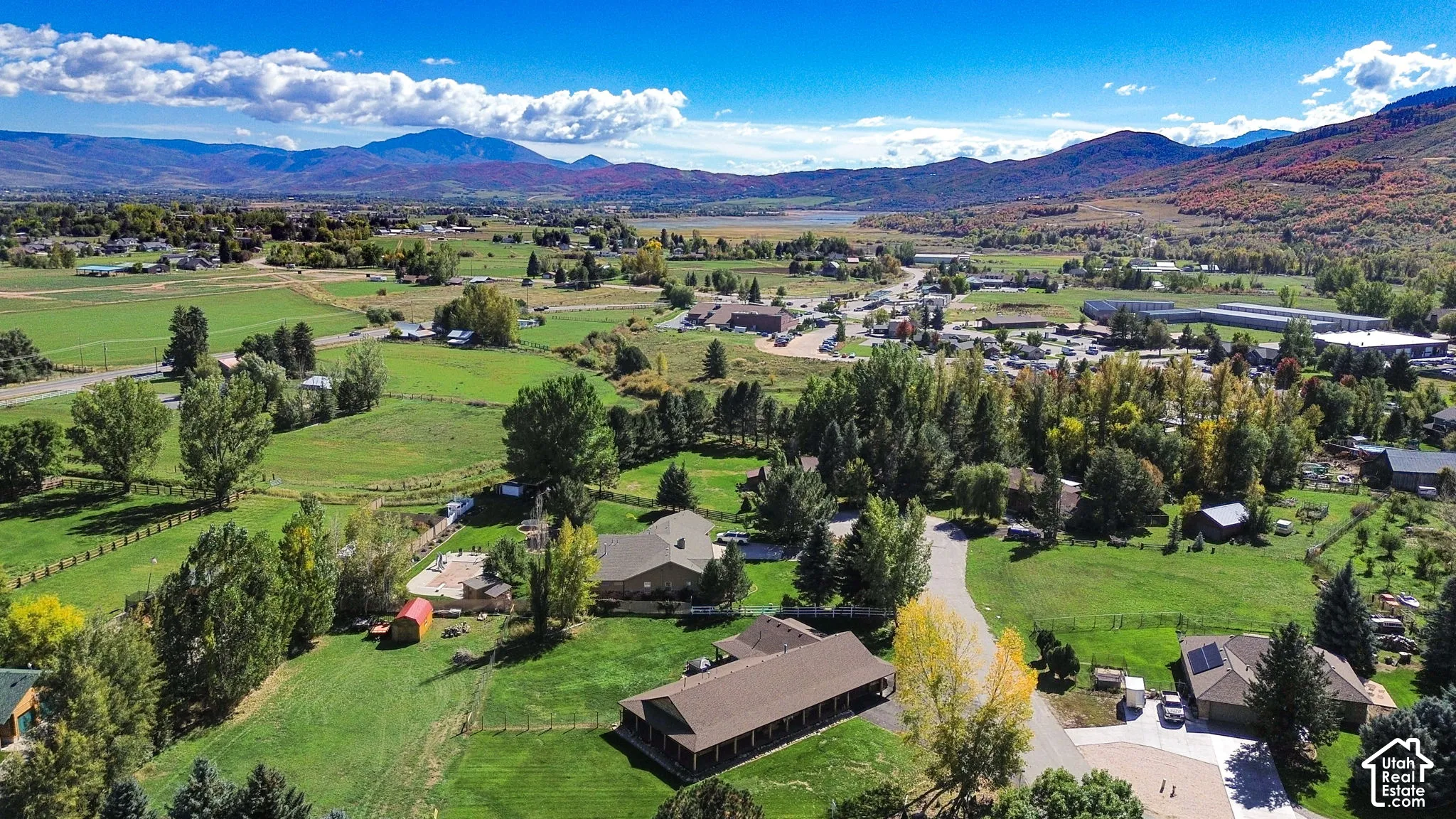 Drone of the lot and surrounding views