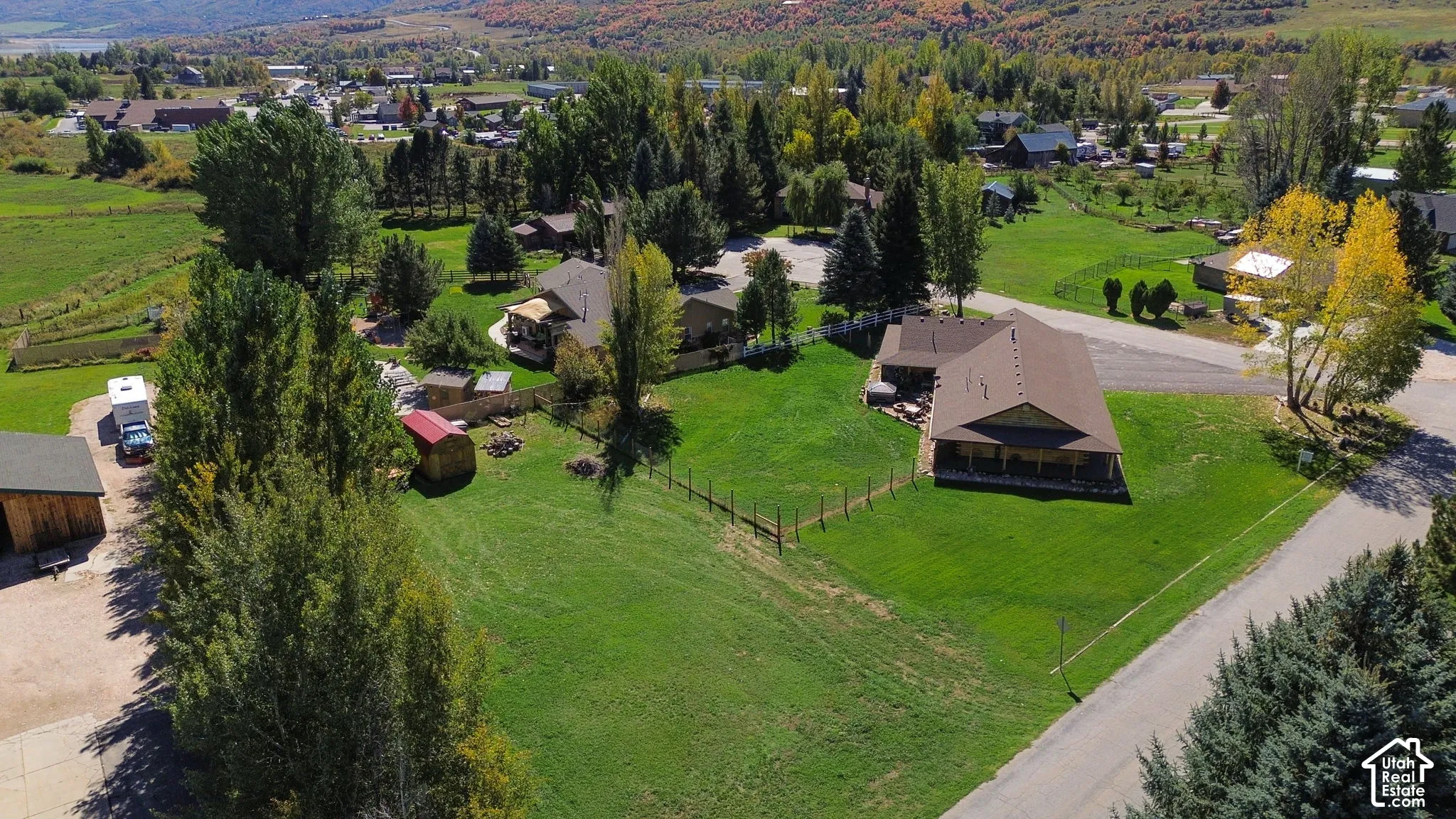 Drone of the lot and surrounding views