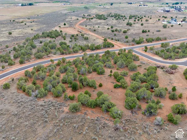 Expansive parcel featuring paved road access, native scrub vegetation, and rolling high-desert topography