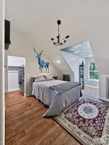 Bedroom 2 on the second floor with walk-in closet.