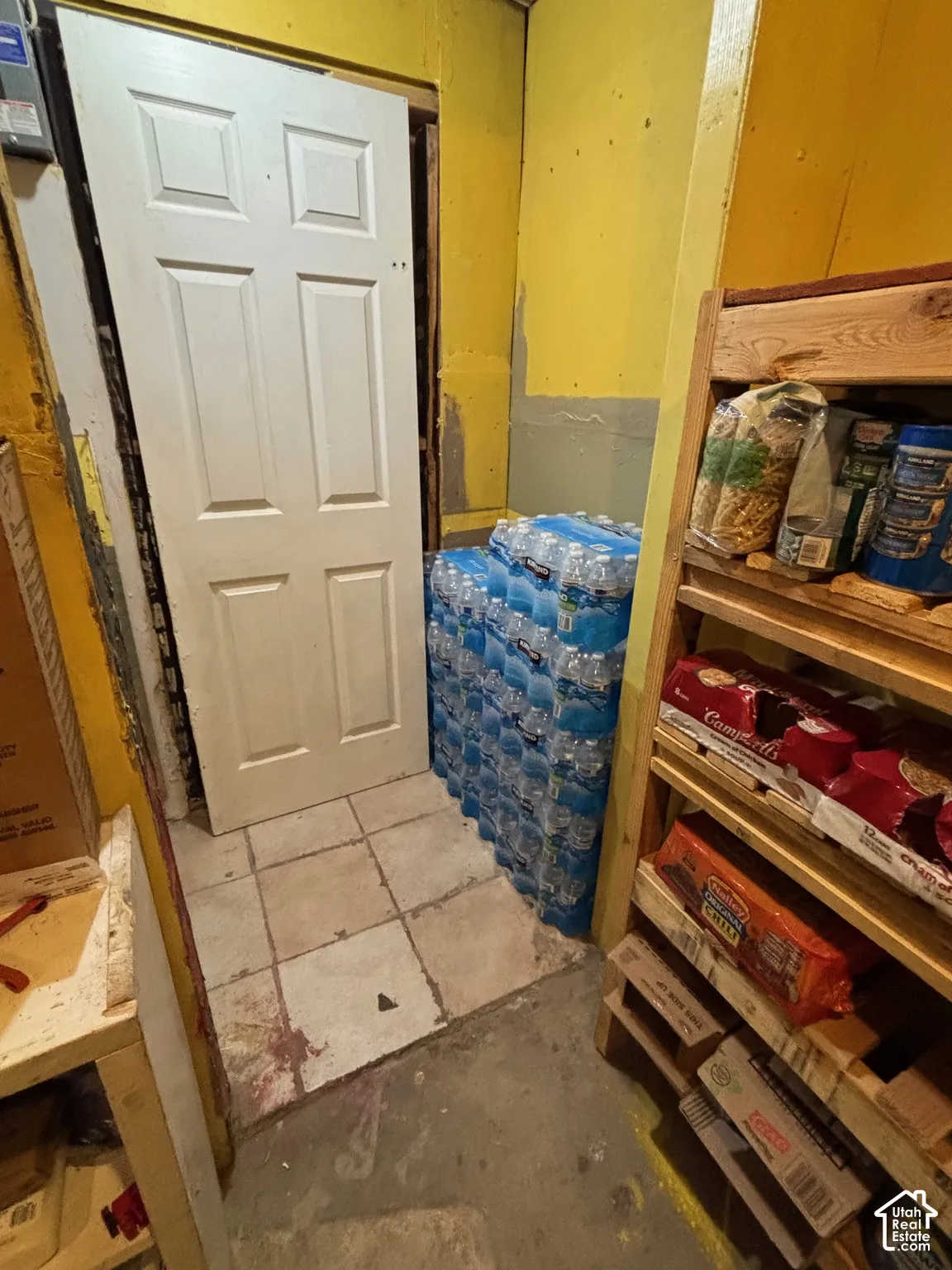 storage and laundry room