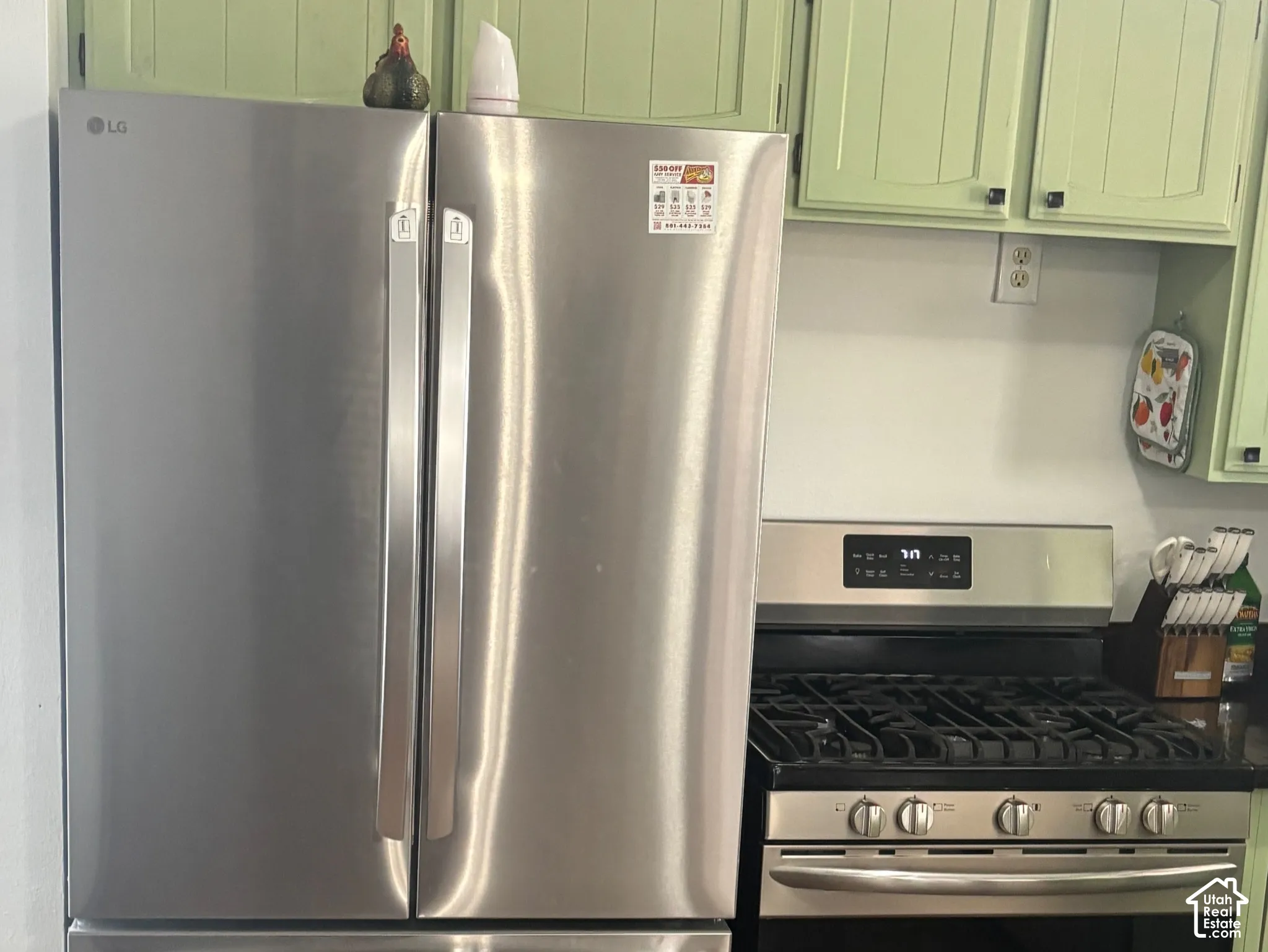 Kitchen featuring a stainless steel appliances